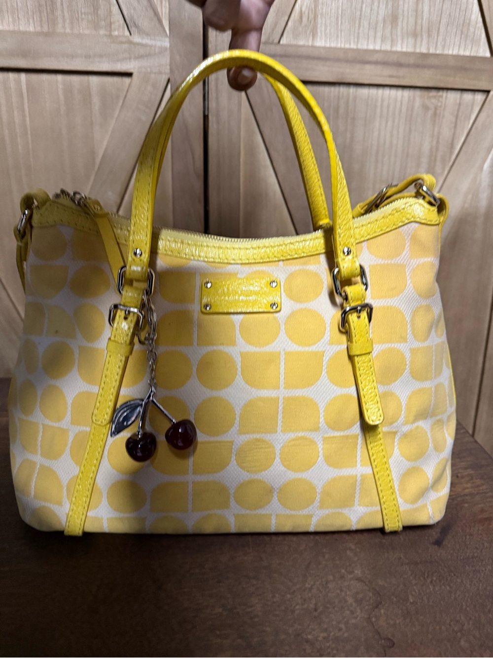 Coach GUC Yellow Polka Dot Women’s Bag